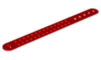 DOTS Bracelet 2 Stud Wide in Red