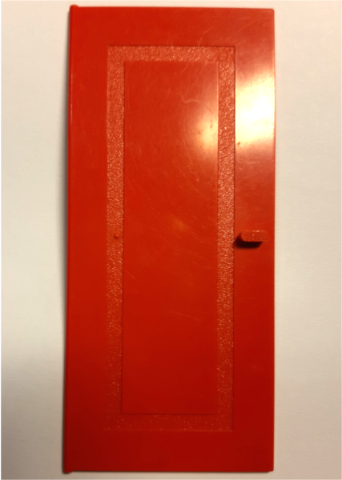 Door 1 x 6 x 10 in Red