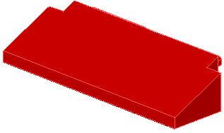 Homemaker Awning 2 x 6 in Red