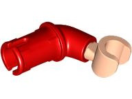 Arm, with Pin, Light Nougat Hand in Red