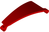 Technic Panel Curved 5 x 13 x 2 Tapered, Right #51 in Red