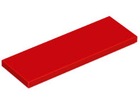 Tile 2 x 6 in Red