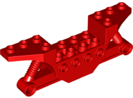 Vehicle Body, Motorcycle / Quadricycle Frame in Red