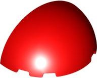 Dome 6 x 3 x 3 Half in Red