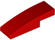Brick Curved 3 x 1 x 2/3 in Red