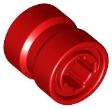 Wheel 8 x 9 with Hole Notched for Wheels Holder Pin, Re-inforced Back in Red