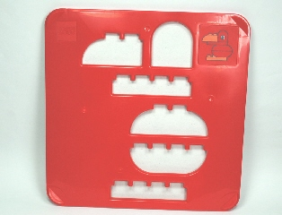 Duplo Sorting Template - Bird in Red