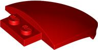 Windscreen, Curved 4 x 5 in Red