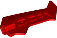 Fin Jagged with Axle Hole in Red