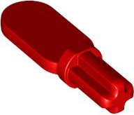 Technic Axle with Oval Panel in Red