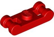 Plate Special 1 x 1 with Handle on 2 Ends in Red