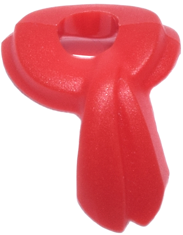 Minidoll Neckwear Scarf Wrapped Around Neck in Red