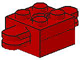 Arm Holder Brick 2 x 2 with Hole and 2 Arms in Red