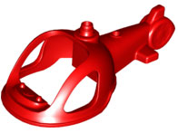 Duplo Helicopter Body 6 x 11 x 25 in Red