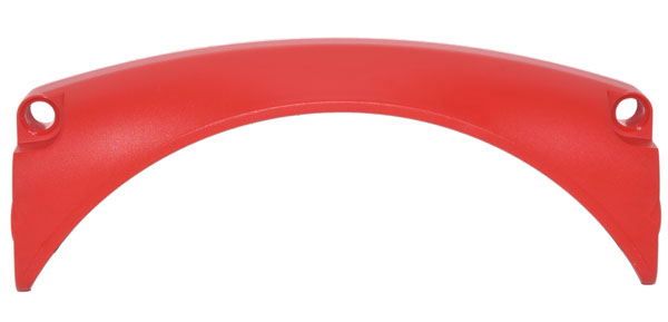 Technic Panel Car Mudguard Arched 13 x 2 x 5, Arched Top, Pointed Bottom in Red