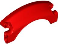 Technic Panel Car Mudguard Arched 9 x 4 x 2, Arched Top in Red