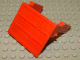 Garage Door Solid Assembly - Old (Hinge Pin on Counterweights - One Side) in Red