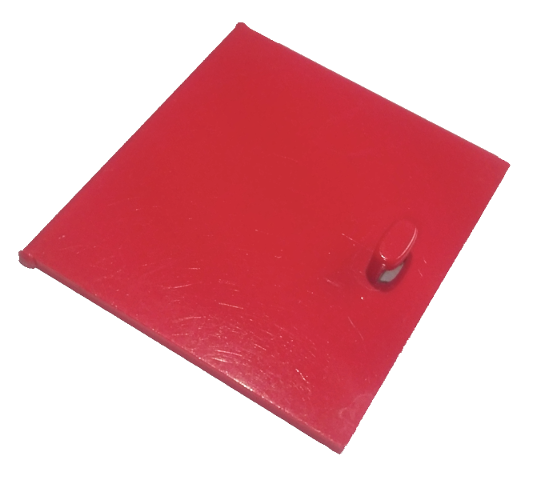 Homemaker Cupboard Door 4 x 4 in Red