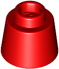 Cone 1.17 x 1.17 x 2/3 (Fez) in Red