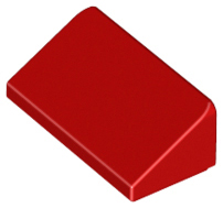 Brick Sloped 30° 1 x 2 x 2/3 in Red