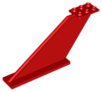 Tail 12 x 2 x 5 in Red