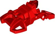 Large Figure Foot, Small with Axle Connector in Red