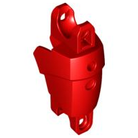 Large Figure Skeletal, Limb, with 2 Ball Sockets in Red