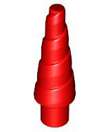 Creature Body Part, Horn (Unicorn) in Red