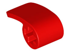 Technic Panel Fairing 2 x 1 x 1 in Red