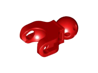 Large Figure Skeletal, Limb with Ball Joint and Ball Socket, Short in Red