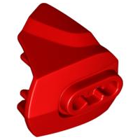 Large Figure Limb Cover, Size 3, Armor with Ball Joint Socket in Red
