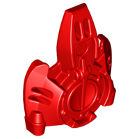 Large Figure Armor / Shield Cap in Red