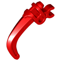 Large Figure Weapon Claw, with Clip in Red