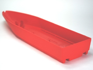 Boat Hull 8 x 28 x 3 in Red
