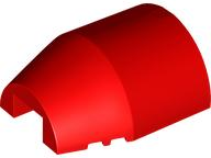 Aircraft Fuselage Curved Forward 6 x 7 x 2 2/3 Top in Red