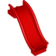 Duplo Playground Slide Straight with Two Top Studs in Red