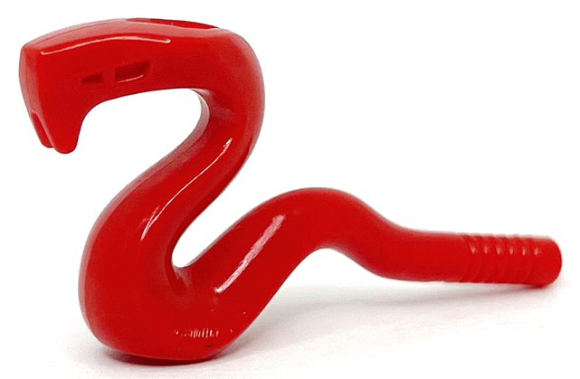 Animal, Snake with Straight Tail in Red