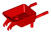 Equipment Wheelbarrow in Red