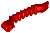 Launcher, Large Figure Weapon, Zamor Sphere Launcher, Bottom with Axle Hole in Red