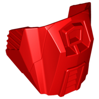 Large Figure Limb Cover, Armor, Knee / Shoulder in Red