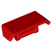 Spoiler 2 x 4 with Handle [Plain] in Red