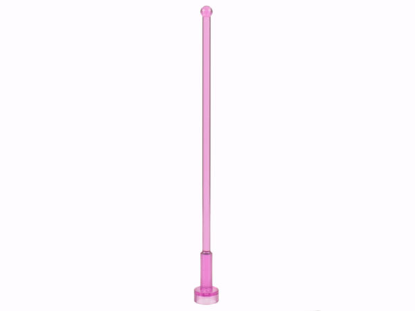 Antenna 8H Whip in Trans-Dark Pink