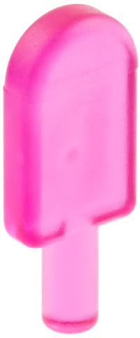 Food Popsicle / Lollipop in Trans-Dark Pink