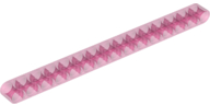 Technic Beam 1 x 15 Thick in Trans-Dark Pink