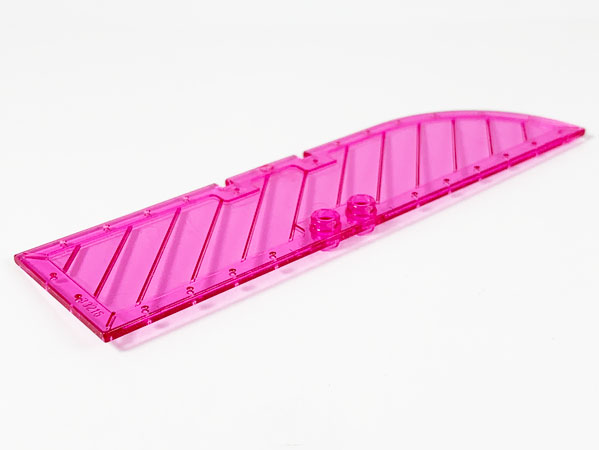 Door 1 x 4 x 11 1/3 Arched Top in Trans-Dark Pink