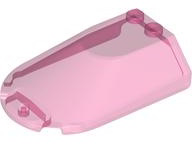 Windscreen 4 x 6 x 1 1/3 in Trans-Dark Pink