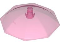 Equipment Umbrella Top with No Bottom Flaps, 6 x 6 with Top Stud in Trans-Dark Pink