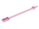 Bar 1 x 12 with 1 x 2 Plate End with Solid Studs and 1 x 1 Round Plate End in Trans-Dark Pink