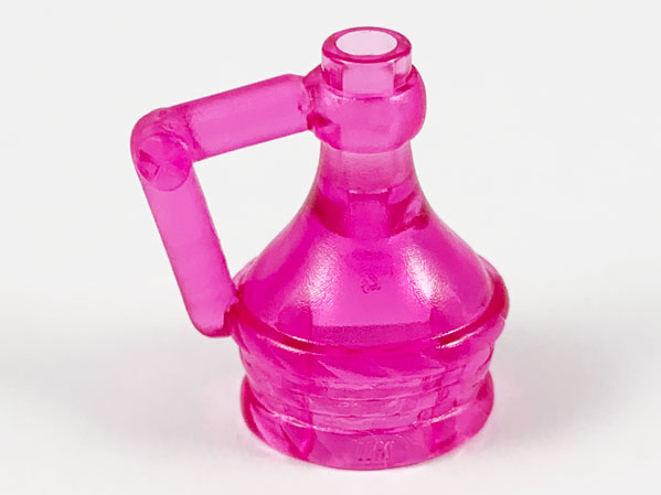 Equipment Flask with Handle in Trans-Dark Pink