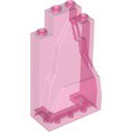 Rock Panel 2 x 4 x 6 in Trans-Dark Pink